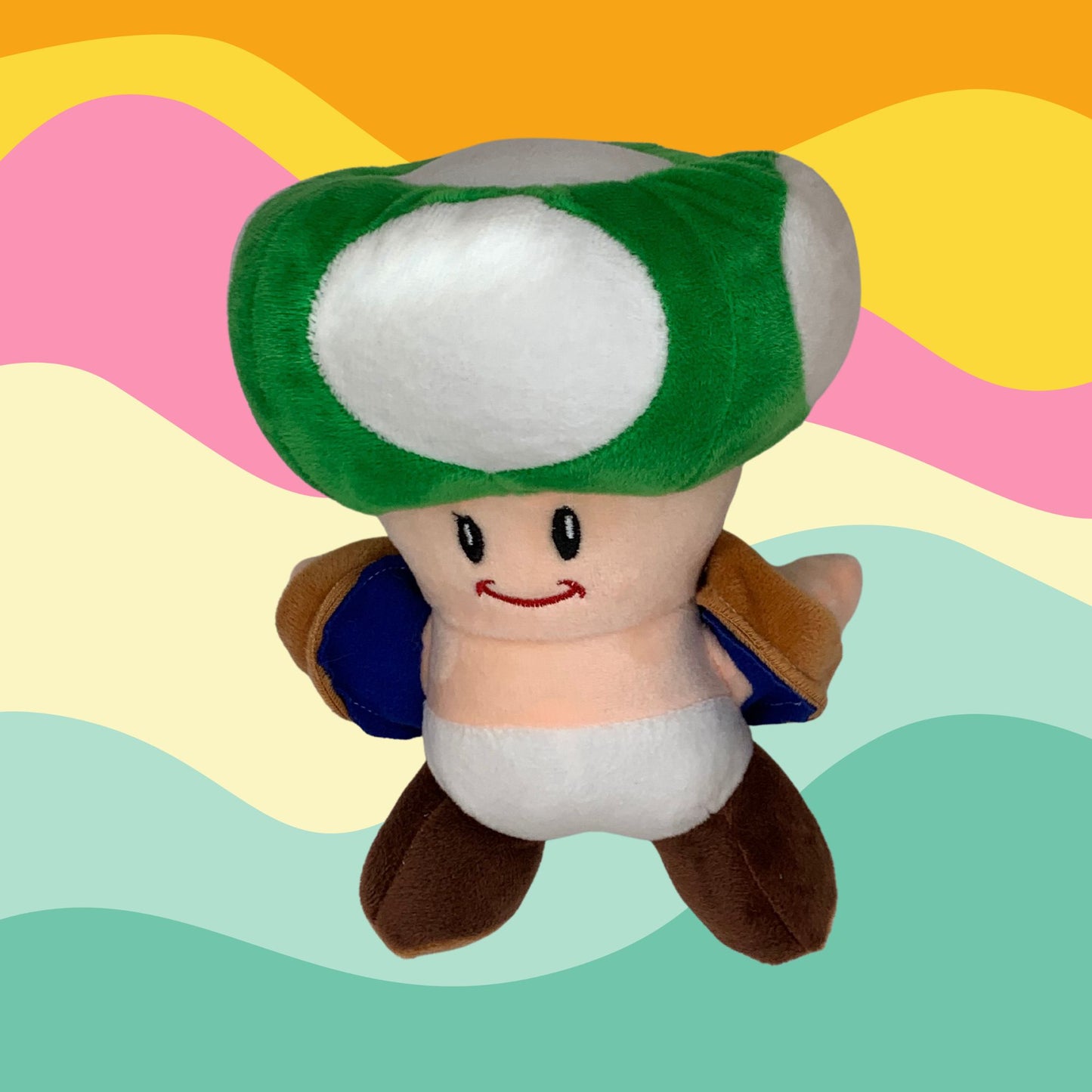 Mario Bros Toad Kit Regalo Peluche Cariñoso + Taza Mágica Personalizada