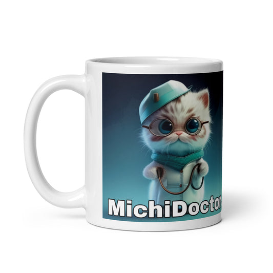 Gato Profesiones Michi Doctor Taza